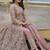 DESIGNER PINK COLOR NET FABRIC ANARKALI SALWAR SUIT SEMI STITCHED DUE STYLE
