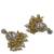 Aarnaa gold-toned kundan chandbali earrings with pearls for women – ethnic festive wear