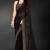 black handwork zarkan embroidery silk blend saree