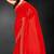 red handwork zarkan embroidery silk blend saree