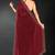 maroon handwork zarkan embroidery silk blend saree