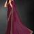 wine handwork zarkan embroidery silk blend saree
