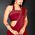 cherry handwork zarkan embroidery silk blend saree