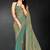 ice blue handwork zarkan embroidery silk blend saree