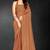golden handwork zarkan embroidery silk blend saree