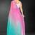 skyblue pink two tone stone work silk blend saree