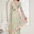 pista resham zarkan stone embroidery work net saree