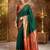 Green zari woven silk paithani saree with unstitched blouse – designer & traditional wear
