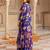  digital print georgette blue multicolor lehenga choli with floral print jacket dupatta