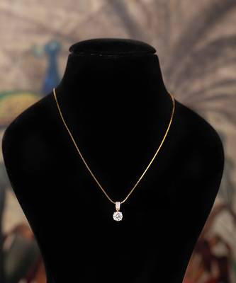 Gold plated   kundan necklace in sterling silver 1