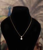 Gold plated   kundan necklace in sterling silver