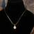 Gold plated   kundan necklace in sterling silver