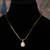 Gold plated   kundan necklace in sterling silver