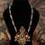 Gold plated  multicolor kundan necklace in sterling silver