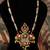 Gold plated  multicolor kundan necklace in sterling silver