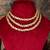 Gold plated  pearl white  necklace in sterling silver