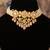 Gold plated  pink beads  pearl necklace in sterling silver