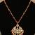 Gold plated  red beads kundan necklace in sterling silver