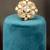 Gold plated  pink stone kundan ring in sterling silver