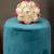 Gold plated  pink stone kundan ring in sterling silver