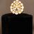 Gold plated  kundan ring in sterling silver