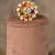 Gold plated  multicolor kundan ring in sterling silver