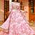  digital print georgette white lehenga with unstitched blouse and dupatta