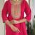 Women’s festive pure viscose chanderi silk set with glamorous sequin embroidery
