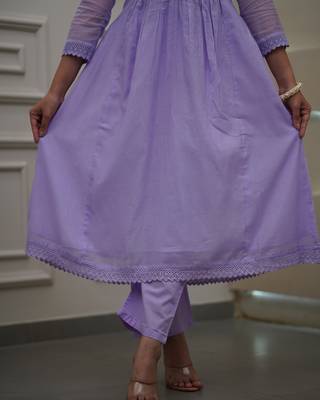 festive  georgette suit with detailed embroidery work 2