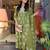Women’s ethnic reyon kurta set with embroidery and printed cotton dupatta