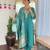 Women’s pure viscose chanderi kurta set with sequin embroidery work