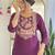 Women’s pure viscose chanderi kurta set with sequin & coding embroidery