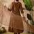 Women’s pure vichitra silk kurta set with sequin embroidery work