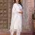 Women’s viscose chanderi kurta set with sequin embroidered work
