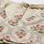 cream digital print shiney silk croptop lehenga with unstitched blouse