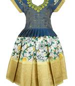New south indian traditional pattu pavadai pattu langa voni lehenga choli for girls dress
