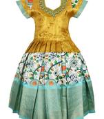 New south indian traditional pattu pavadai pattu langa voni lehenga choli for girls dress