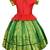 Red jacquard silk cotton traditional lehenga choli pattu pavadai dress for girls kids