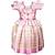 Pink embroidery silk cotton traditional lehenga choli pattu pavadai dress for girls kids