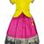 Green zari work tapeta silk traditional lehenga choli pattu pavadai for kids girls