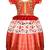 Kids south indian traditional pattu pavadai jacquard embroidery lehenga choli for girls dress