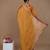 red handwoven tissue saree with scalloped lace