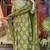 Women’s ethnic reyon kurta set with embroidery and printed cotton dupatta