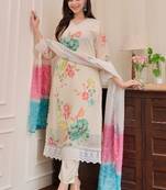 Women   s ethnic nylon taby set adorned with sequin embroidery