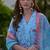 Vatican with floral print kurti set
