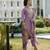 Viscos-rayon with embroidered work party wear kurti set