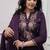 Women’s designer reyon slub kurta set adorned with sequin embroidery