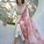 Vatican kurta with bottom organza butti dupatta