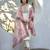 Vatican kurta with bottom organza butti dupatta