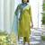 Vatican kurta with bottom chanderi butti dupatta